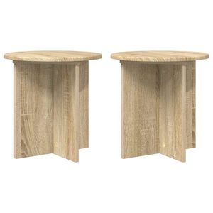 vidaXL Taimede alus 2 pcs Sonoma tamm 40 x 40 x 40 cm Tehispuit