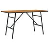 vidaXL S&ouml;&ouml;gilaud Pruun 110 x 55 x 61,5 cm Tugev akatsiapuu