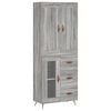 vidaXL k&otilde;rge kapp, hall Sonoma tamm, 69,5 x 34 x 180 cm, tehispuit