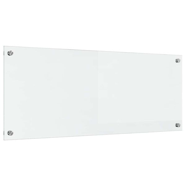 vidaXL Kögi Splashback Läbipaistev 100 x 40 cm karastatud klaas