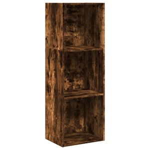 vidaXL raamaturiiul, suitsutatud tamm, 40x30x114 cm, tehispuit