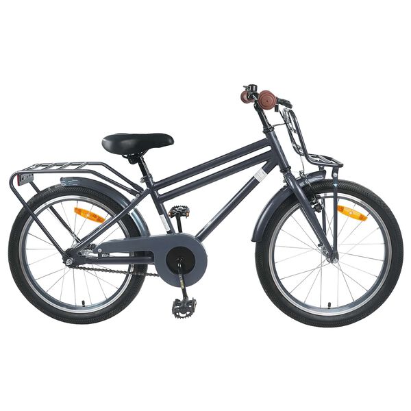 vidaXL Laste Bike 20 Tolli vanuses 6-11 aastat Tumehall