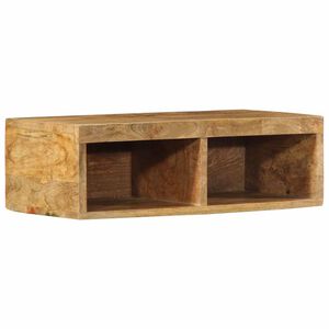 vidaXL Seinale paigaldatav telerikapp 60x30x19 cm t&auml;ispuidust mango