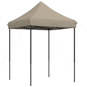 vidaXL kokkupandav pop-up peotelk, pruunikashall, 200x200x306 cm