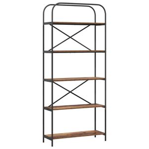 vidaXL Raamatukapp Vana puit 80 x 30 x 183 cm Tehispuit