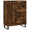 vidaXL puhvetkapp, suitsutatud tamm, 69,5 x 34 x 90 cm, tehispuit