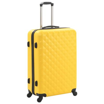 vidaXL kõvakattega kohver 3 tk kollane ABS