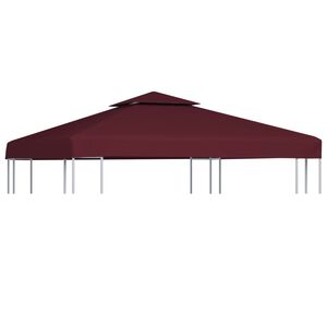 vidaXL kahekordne varjualuse katus 310 g/m&sup2; 3 x 3 m, bordoo