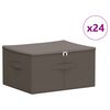 vidaXL Salvestuskarp 24 pcs Hall 50 x 30 x 25 cm Mittekootud kangas