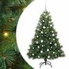 vidaXL Tehisj&otilde;ulupuu koos 150 LED-iga Roheline 150 cm PE ja PVC