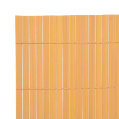 vidaXL kahepoolne piirdeaed 110 x 300 cm, kollane