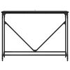 vidaXL Konsoollaud Must tamm 102 x 23 x 75 cm Tehispuit