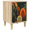 vidaXL &Ouml;&ouml;lambi kapp ZAANDAM Sonoma tamm 36 x 33 x 50 cm Tehispuit