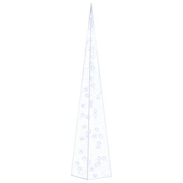 vidaXL akrüülist valguskoonus, LED-tuli, sinine 90 cm