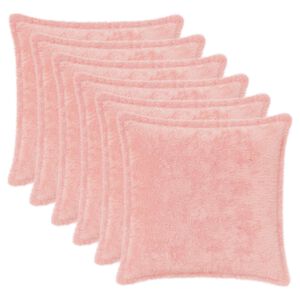 vidaXL Diivanipadi 6 tk HOUTEN Roosa 30 x 30 cm Vale k&uuml;&uuml;liku