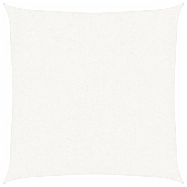 vidaXL p&auml;ikesepuri, HDPE, kandiline, 2 x 2 m, valge