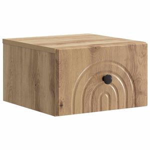 vidaXL Seinale kinnitatav &ouml;&ouml;tis Artisan tamm 33 x 34,5 x 20 cm