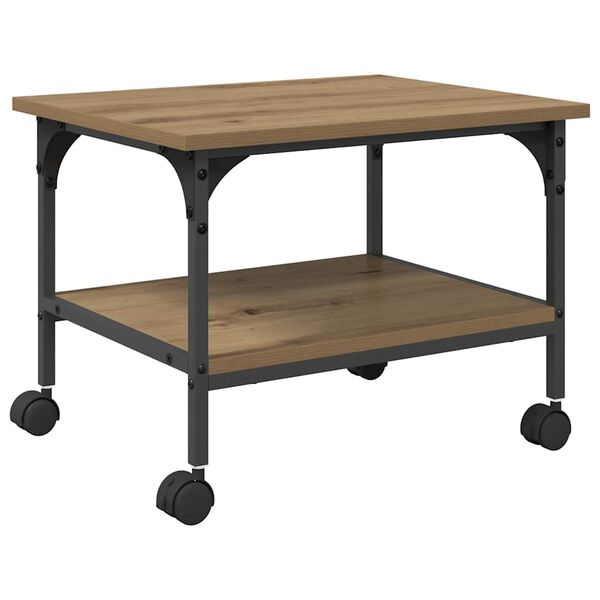 vidaXL Printeri alus K&auml;sit&ouml;&ouml;puu 50 x 40 x 38 cm Tehispuit