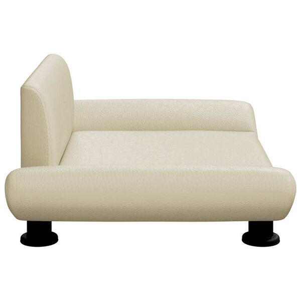 vidaXL koeravoodi, kreemjas , 70 x 45 x 28 cm, kunstnahk