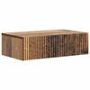 vidaXL Seinale kinnitatav k&uuml;lglaud Vana puit 59 x 34,5 x 17 cm