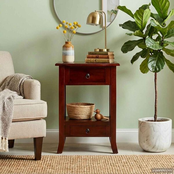 vidaXL Konsoollaud Pruun 50 x 29,5 x 76 cm Tugev Mahagoni Puit