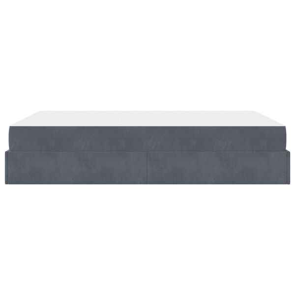 vidaXL Voodiraam madratsiga madratsiga 2 pcs H&auml;mar Hall Samet