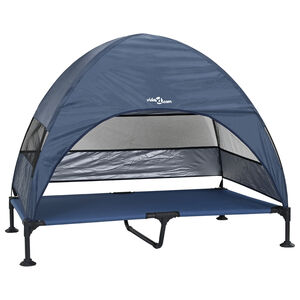 vidaXL &Uuml;les t&otilde;stetud koera voodi Tumesinine 127 x 81 x 108 cm