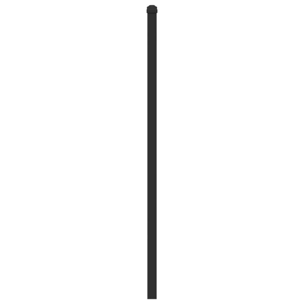 vidaXL voodipeats suitsutatud tamm 90 cm tehispuit ja teras