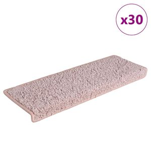 vidaXL trepimatid 30 tk 65 x 21 x 4 cm valged ja roosad ristk&uuml;likukujulised servad