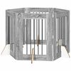 vidaXL Koerav&auml;rav koos aluspuudega 6 pcs Hall Sonoma 60 x 80 cm