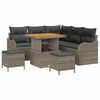 vidaXL Aia Diivanikomplekt padjaga ladustamisega padjaga 8 pcs Hall