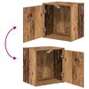 vidaXL Garaaži seinakapp Vana puidust valmistatud puit