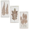 vidaXL Kunst Dekoor 3 pcs Pruun ja valge 40 x 40 x 1,5 cm