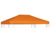 vidaXL varjualuse katus 310 g/m&sup2; 4 x 3 m, oranž