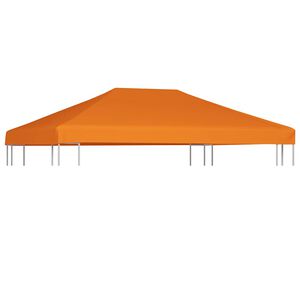 vidaXL varjualuse katus 310 g/m&sup2; 4 x 3 m, oranž