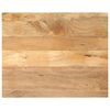 vidaXL lauaplaat, 100x80x3,8 cm, ristk&uuml;lik, mangopuit