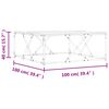 vidaXL kohvilaud, Sonoma tamm, 100 x 100 x 40 cm, tehispuit