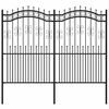 vidaXL aiapiire KAMPEN odaotsaga, must, 240 x 175 cm, teras
