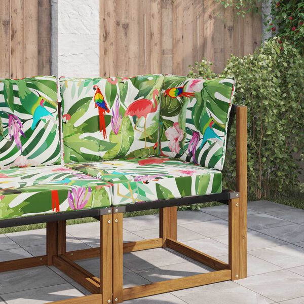 vidaXL V&auml;lim&ouml;&ouml;blitugi patja 3 pcs v&auml;rviline Pol&uuml;ester