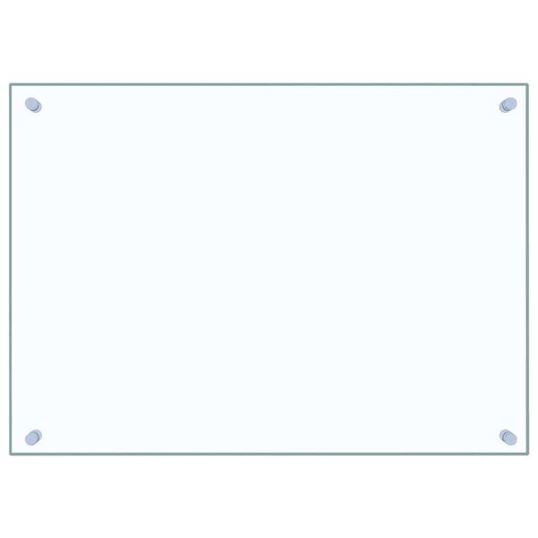 vidaXL köögi pritsmekaitse, läbipaistev, 70 x 50 cm, karastatud klaas