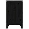 vidaXL pesukast, must, 44 x 44 x 76 cm, männipuit