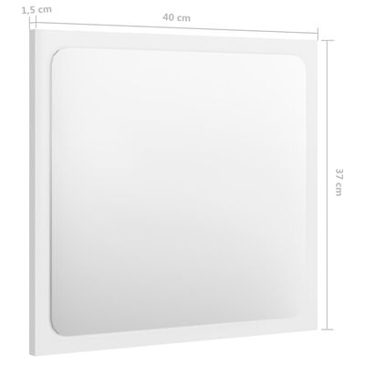 vidaXL 2-osaline vannitoamööbli komplekt kõrgläikevalge puitlaastplaat