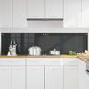 vidaXL Kögi Splashback 2 pcs Tumehall 100 x 50 cm karastatud klaas