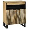 vidaXL K&uuml;lgkapis sahtliga Pruun 60 x 33 x 75 cm mangopuit