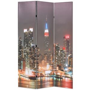 vidaXL kokkupandav sirm 120 x 170 cm, &ouml;ine New York