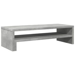 vidaXL monitorialus, betoonhall, 54x22x15 cm, tehispuit
