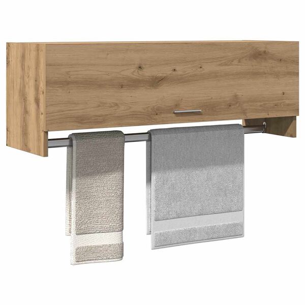 vidaXL riidekapp Artisan tamm 100x32,5x35 cm ehituspuit