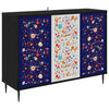 vidaXL K&otilde;ide MAINZ Must tamm 102 x 33 x 76 cm Tehispuit