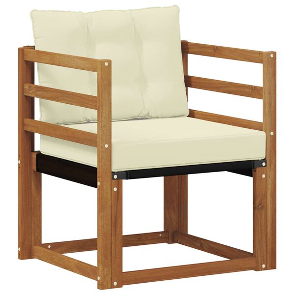 vidaXL V&auml;li diivanikomplekt Tugev acacia puit ja Textilene