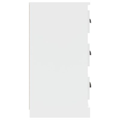 vidaXL puhvetkapp, valge, 70 x 35,5 x 67,5 cm, tehispuit